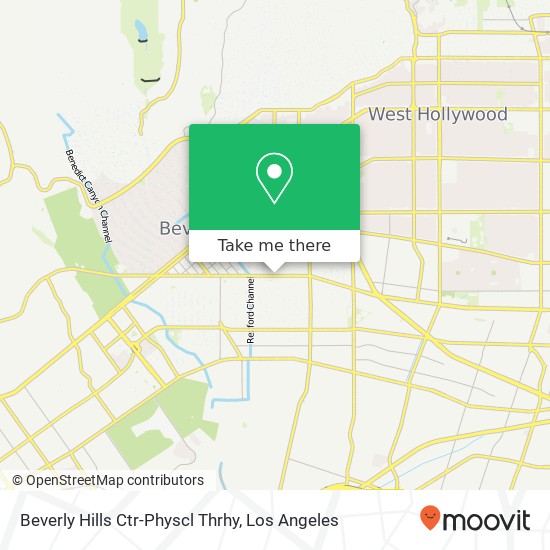 Beverly Hills Ctr-Physcl Thrhy map