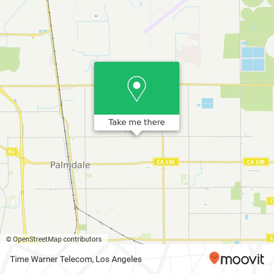 Mapa de Time Warner Telecom