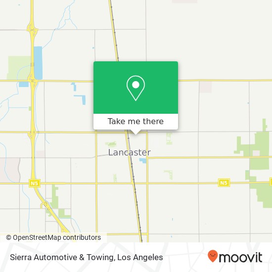 Sierra Automotive & Towing map