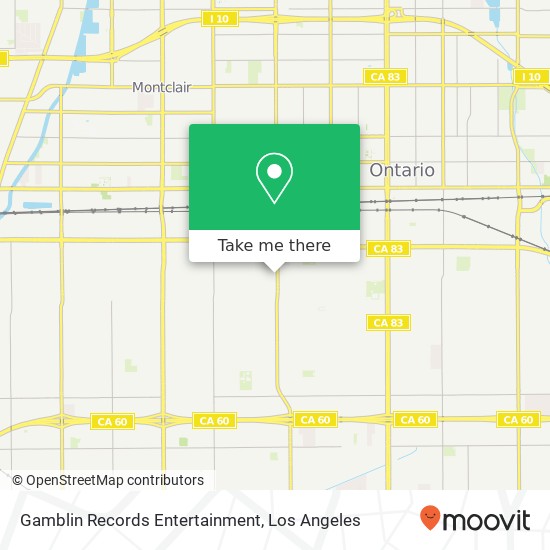 Mapa de Gamblin Records Entertainment