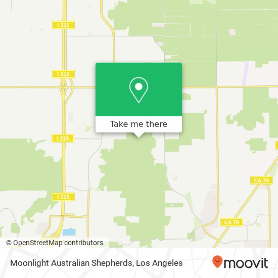 Moonlight Australian Shepherds map