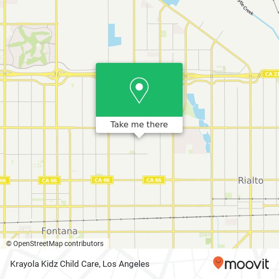 Krayola Kidz Child Care map