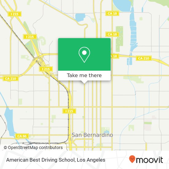 American Best Driving School map