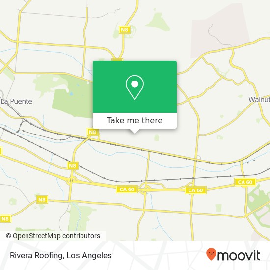 Rivera Roofing map