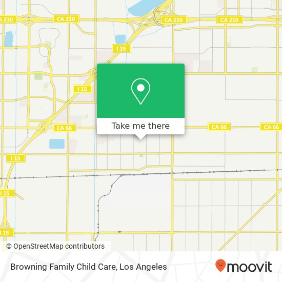 Mapa de Browning Family Child Care