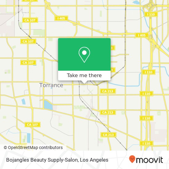 Bojangles Beauty Supply-Salon map