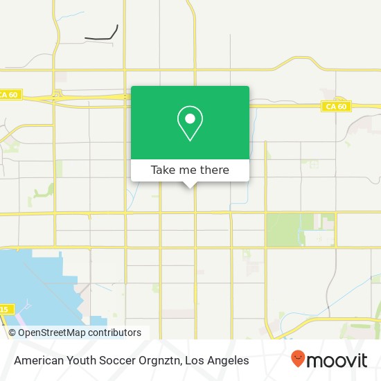 Mapa de American Youth Soccer Orgnztn