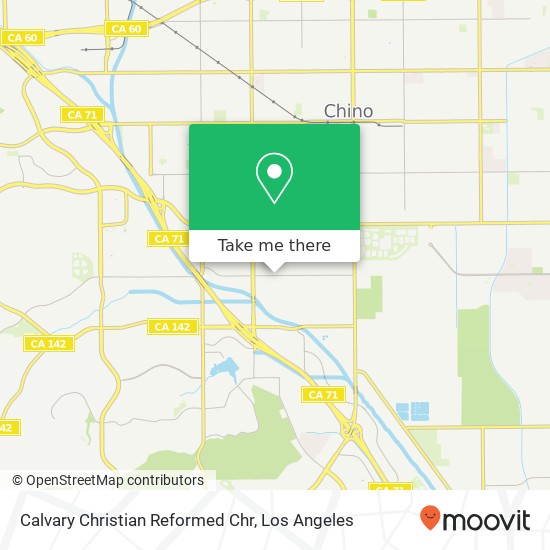 Calvary Christian Reformed Chr map