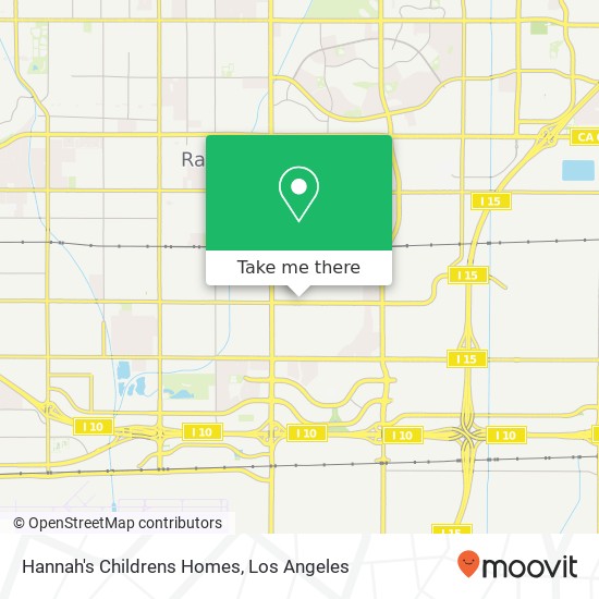 Hannah's Childrens Homes map
