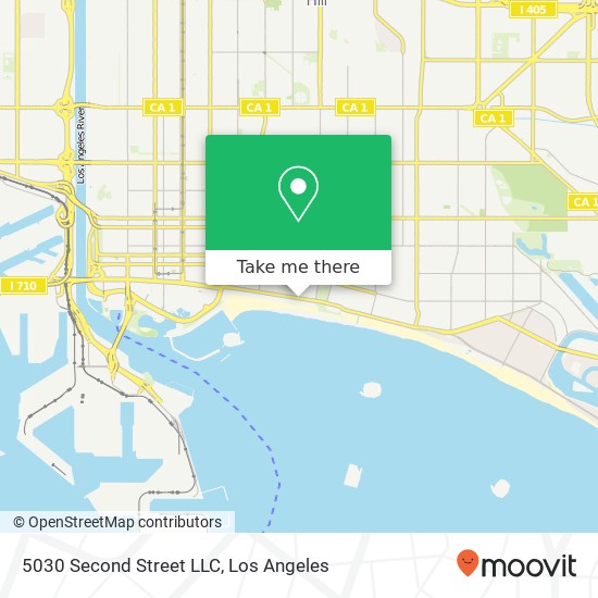 Mapa de 5030 Second Street LLC