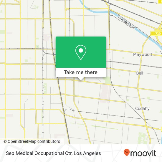 Sep Medical Occupational Ctr map