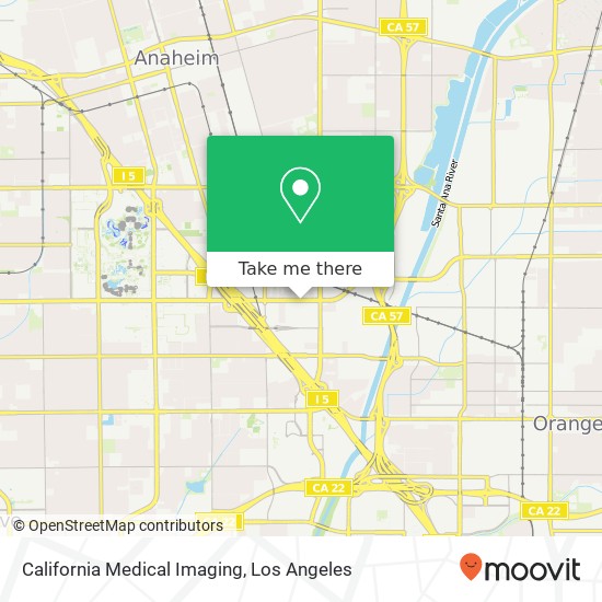 California Medical Imaging map