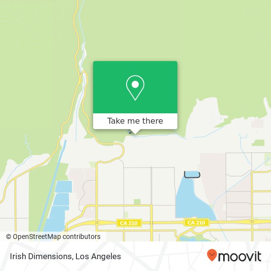 Irish Dimensions map