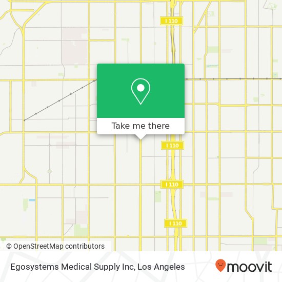 Mapa de Egosystems Medical Supply Inc