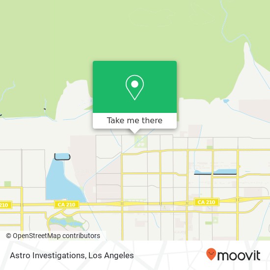 Astro Investigations map