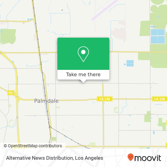 Alternative News Distribution map