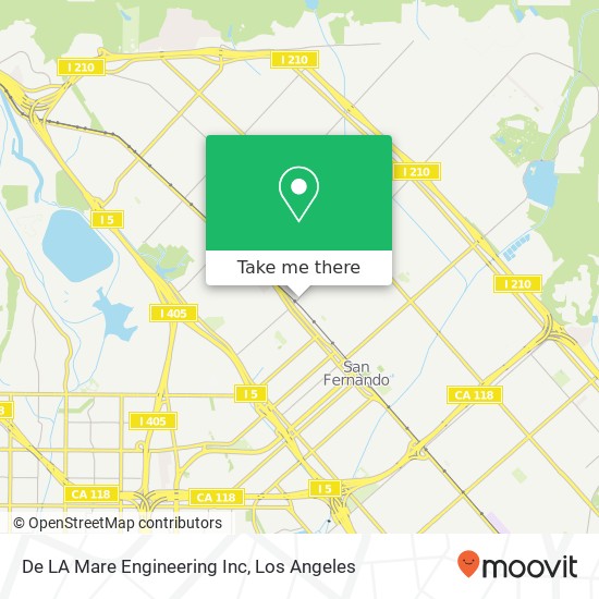 De LA Mare Engineering Inc map