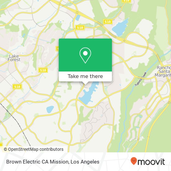 Brown Electric CA Mission map