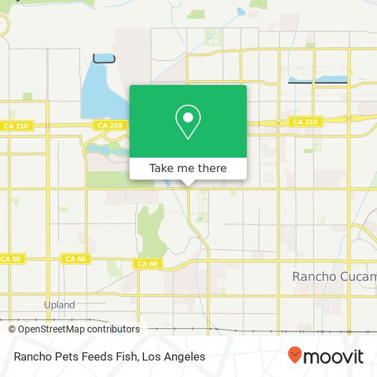 Rancho Pets Feeds Fish map