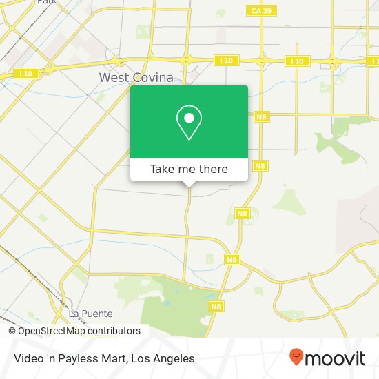 Video 'n Payless Mart map