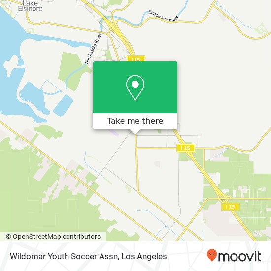 Wildomar Youth Soccer Assn map