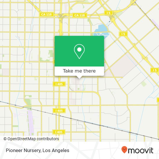 Pioneer Nursery map