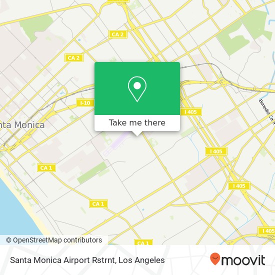 Mapa de Santa Monica Airport Rstrnt