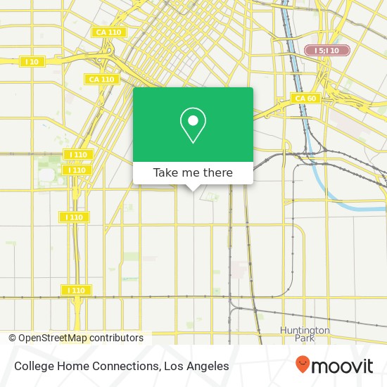 College Home Connections map