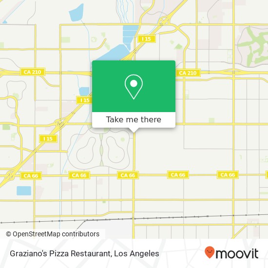 Graziano's Pizza Restaurant map
