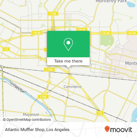 Mapa de Atlantic Muffler Shop