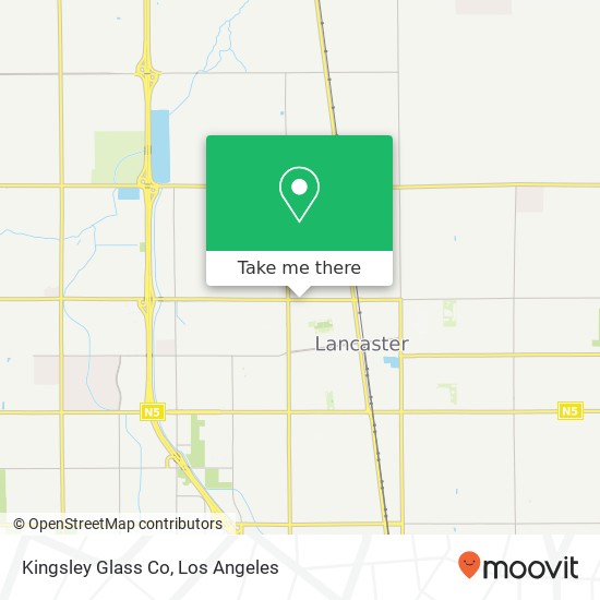 Mapa de Kingsley Glass Co