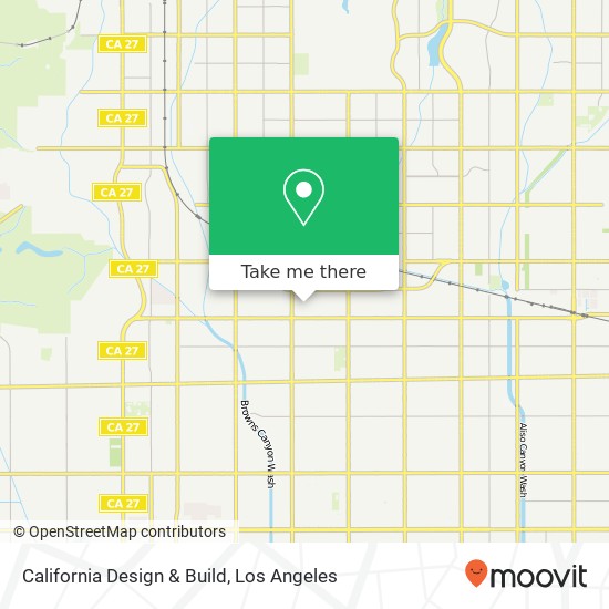 California Design & Build map