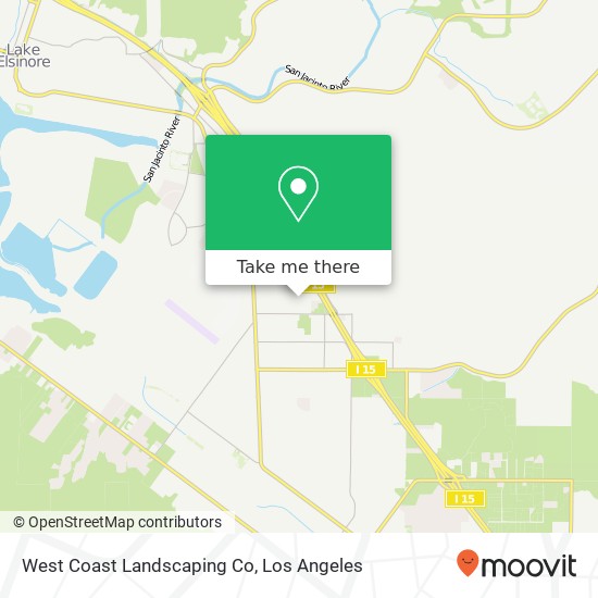 Mapa de West Coast Landscaping Co