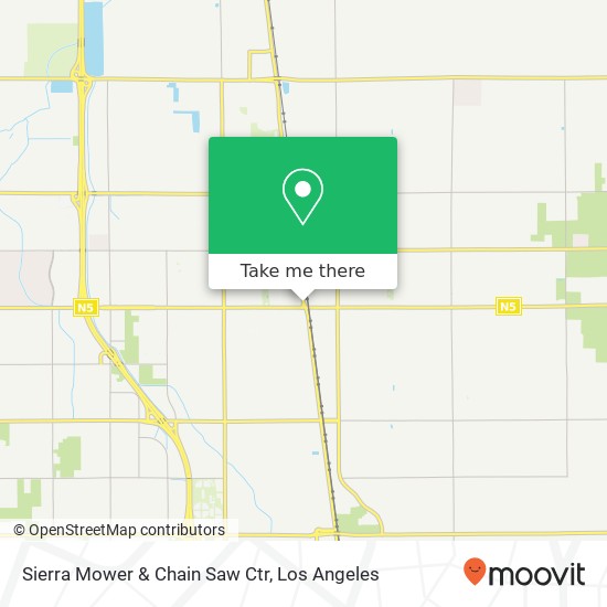 Mapa de Sierra Mower & Chain Saw Ctr