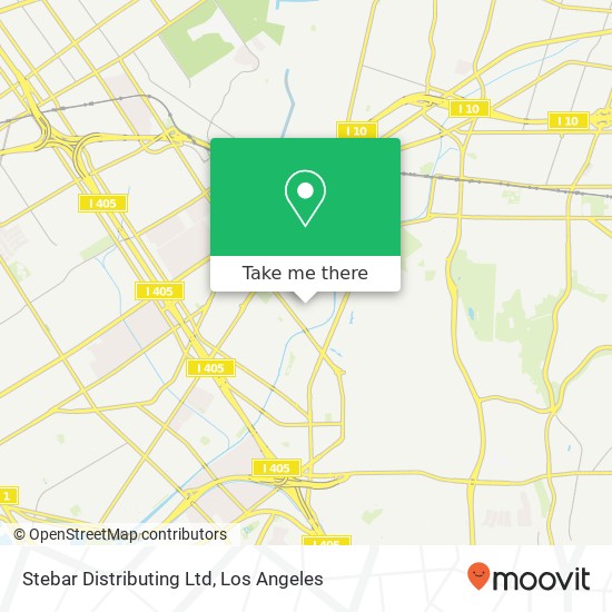 Stebar Distributing Ltd map