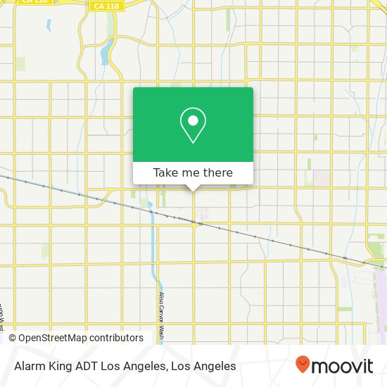 Alarm King ADT Los Angeles map