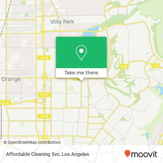 Affordable Cleaning Svc map