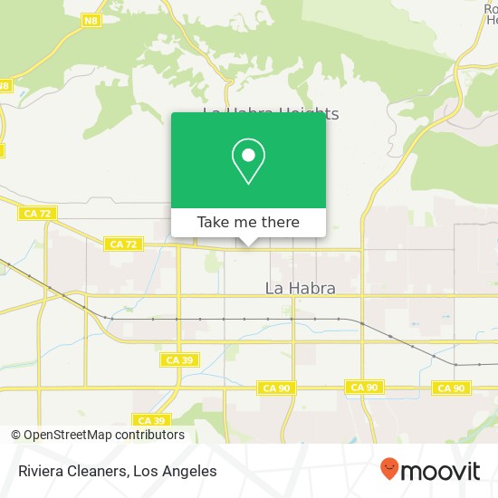 Riviera Cleaners map