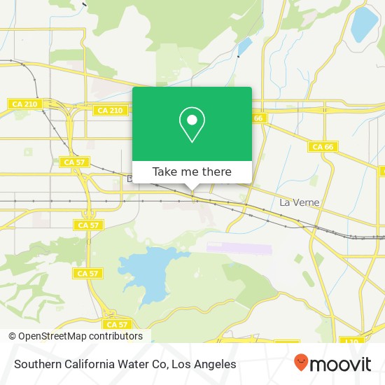 Mapa de Southern California Water Co