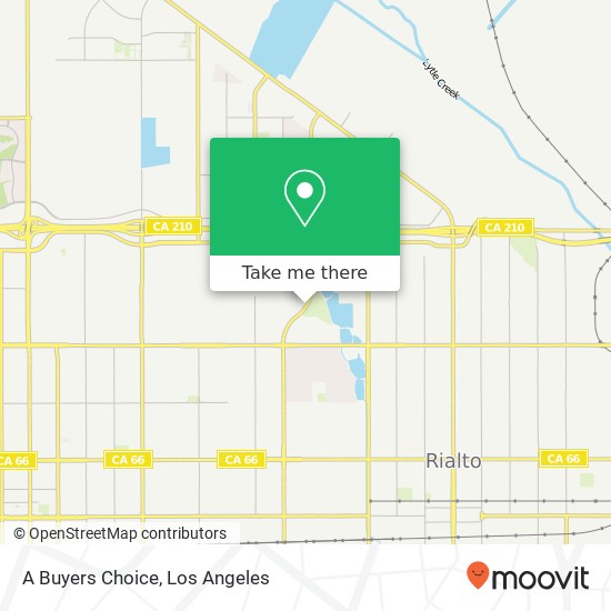 A Buyers Choice map