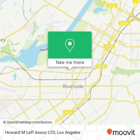 Mapa de Howard M Leff Assoc LTD