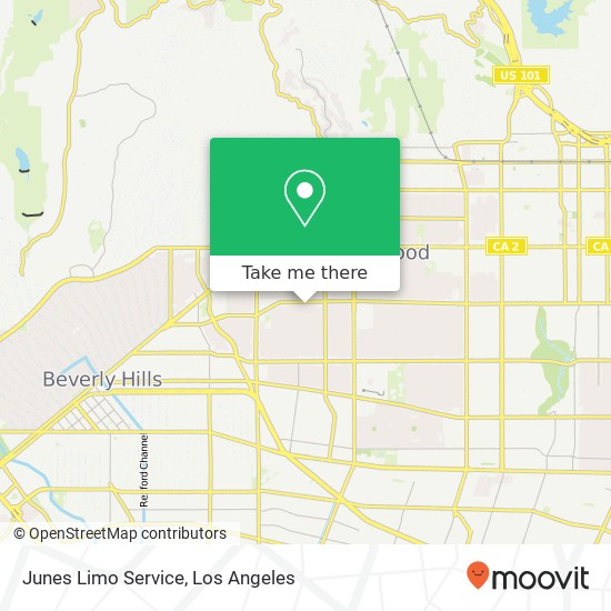 Junes Limo Service map