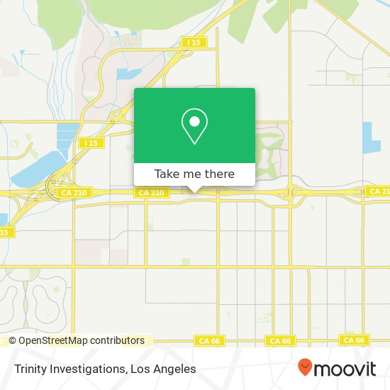 Trinity Investigations map