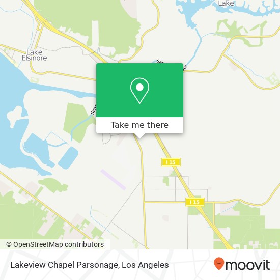 Mapa de Lakeview Chapel Parsonage