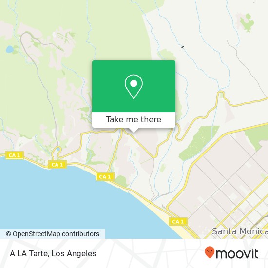 A LA Tarte map