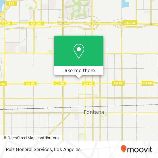 Ruiz General Services map