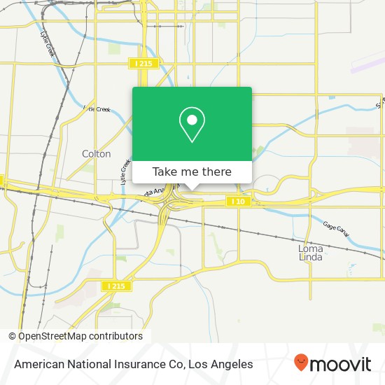 American National Insurance Co map