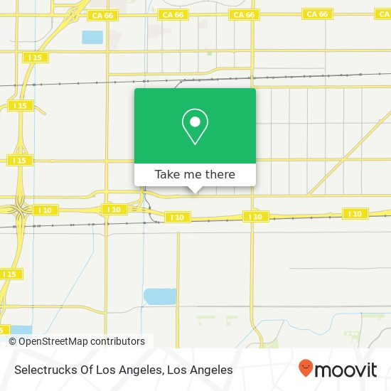 Selectrucks Of Los Angeles map