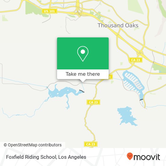 Foxfield Riding School map