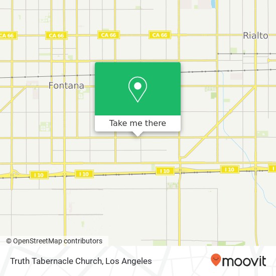 Truth Tabernacle Church map